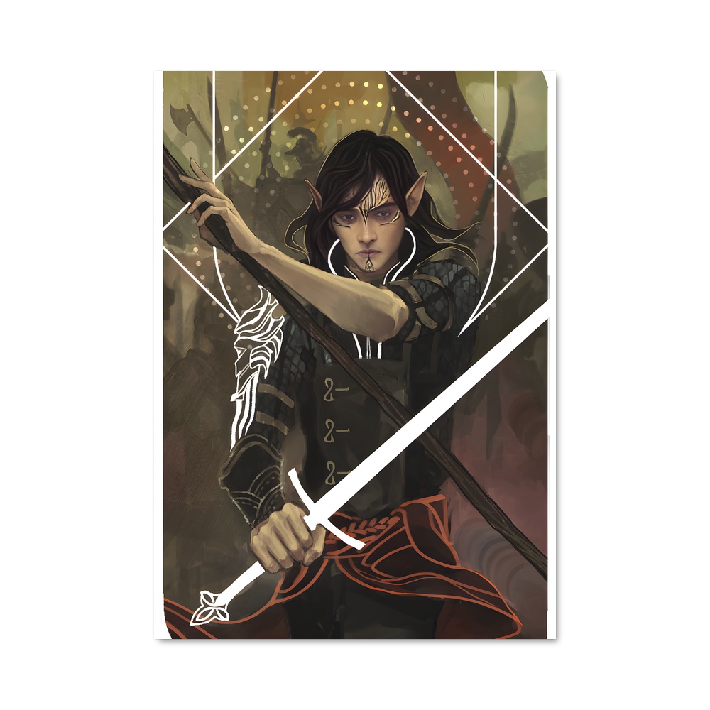 Poster Gardienne de Fer – affiche Dragon age
